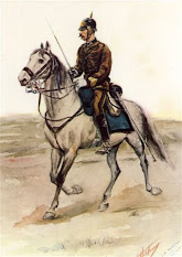 Oficial Superior de Caçadores - (1890) - ordem de marcha