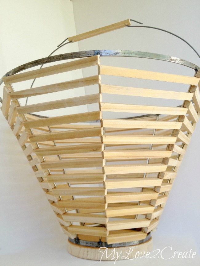 Salvage Style, Lamp Shade Basket My Love 2 Create