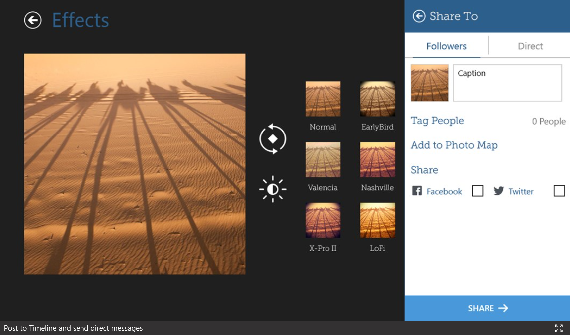 how to use gallery on instagram bluestacks