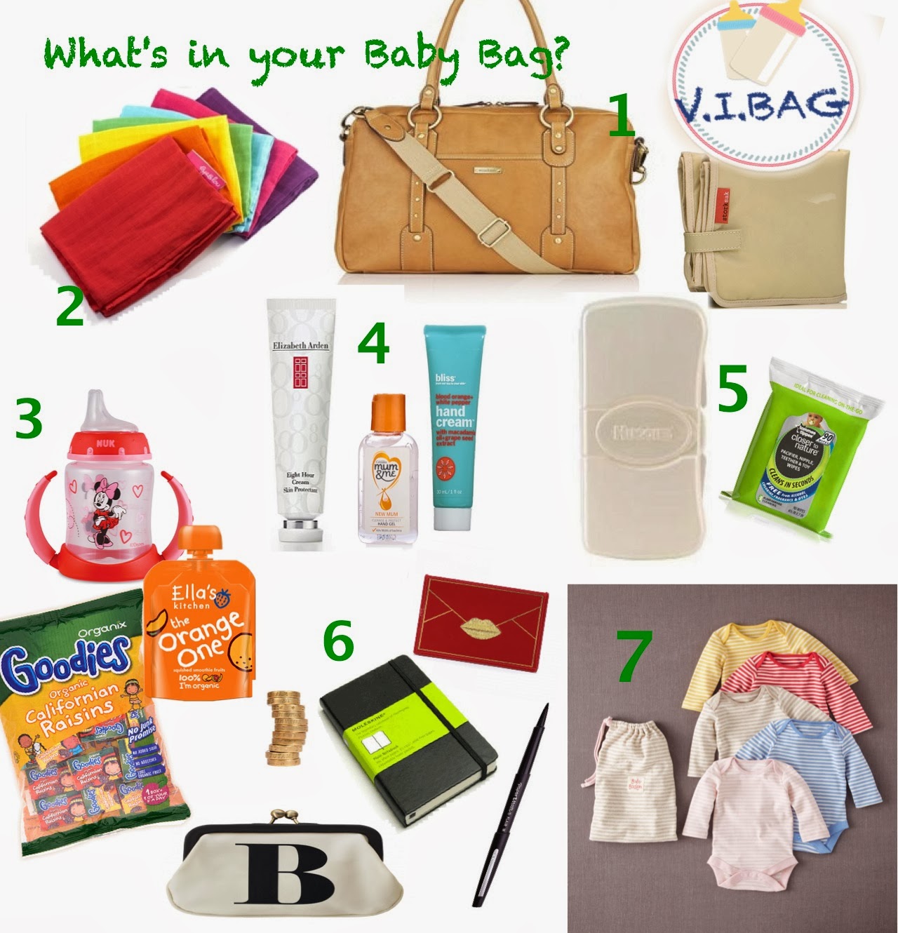 baby bag items