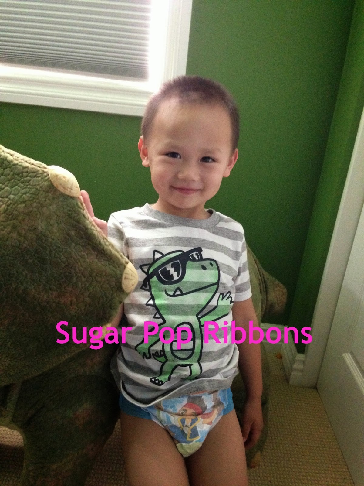 boy wearing huggies pull ups