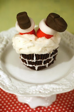 Cupcake - papai noel