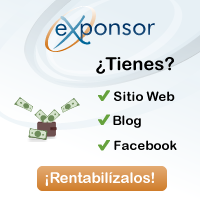 eXponsor. Saca partido a tu Web,blog o redes sociales.