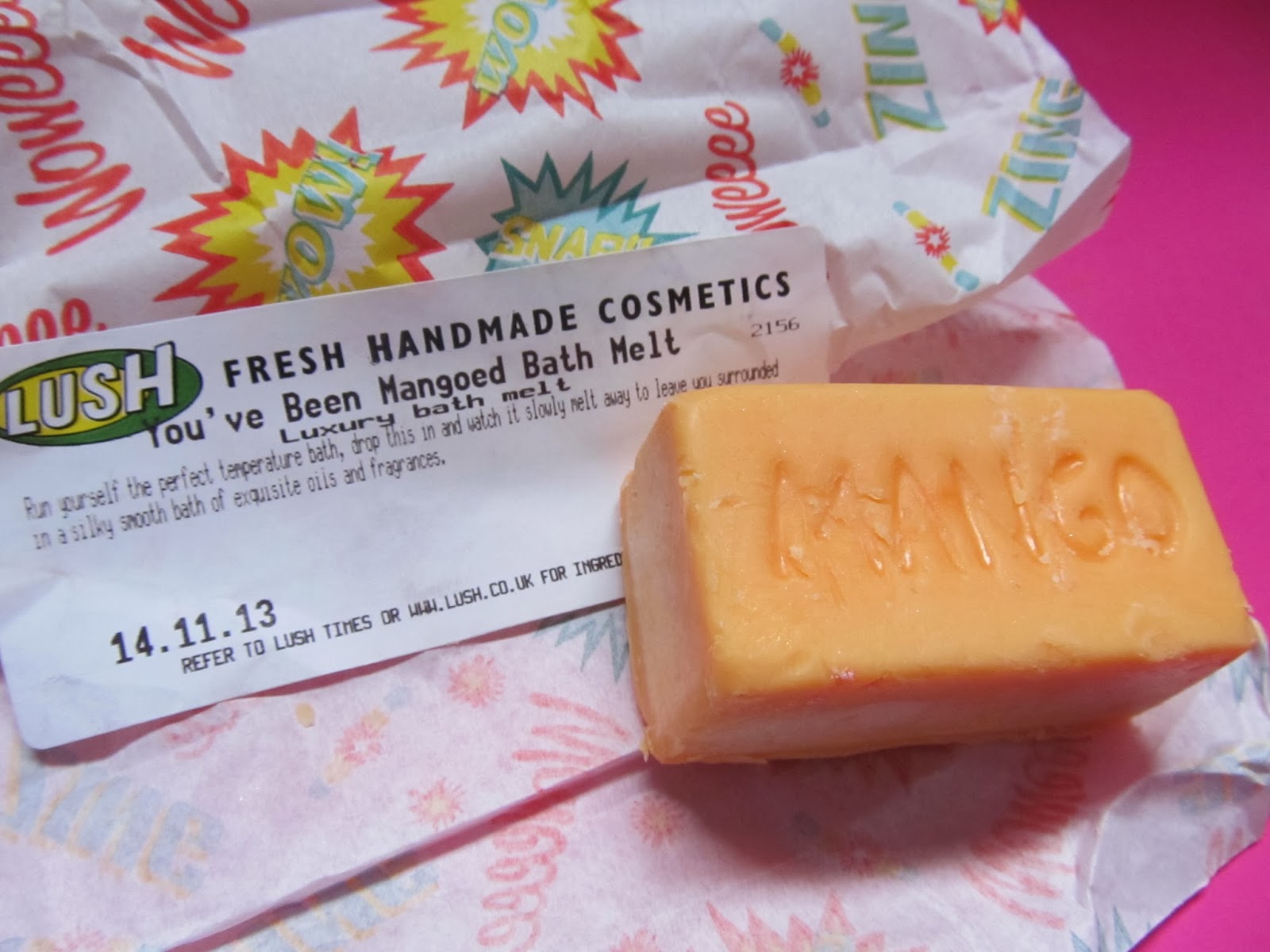 SaamRobertson Lush You've Been Mangoed Luxury Bath Melt