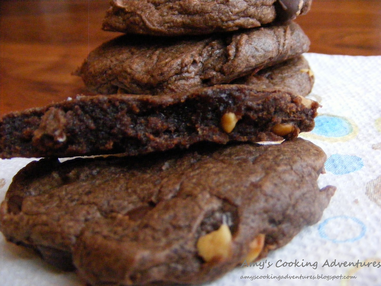 Easy Double Chocolate Peanut Butter Cookies