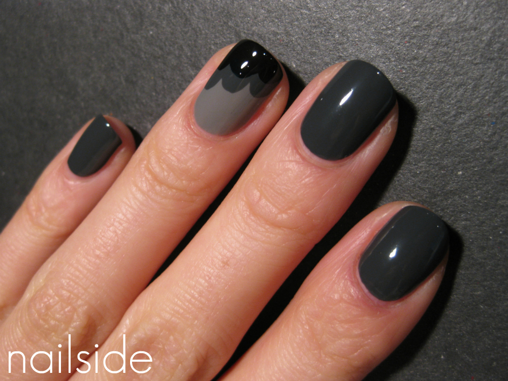 Nail Design With Gray Polish : Nailside grey cloud