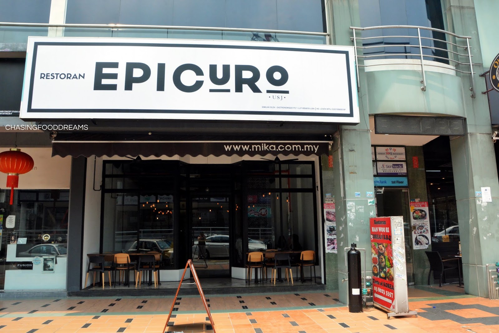 CHASING FOOD DREAMS Epicuro USJ, Taipan Subang