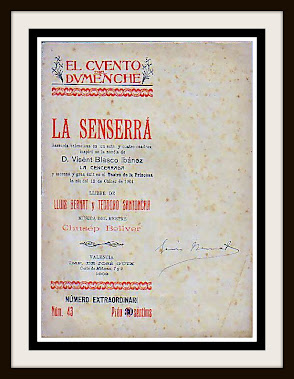 1901.- "La Senserrá". Teatro lírico popular valenciano.