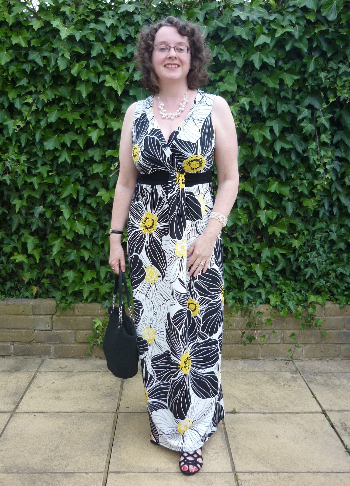 Front view of Floral Maxi Dress 