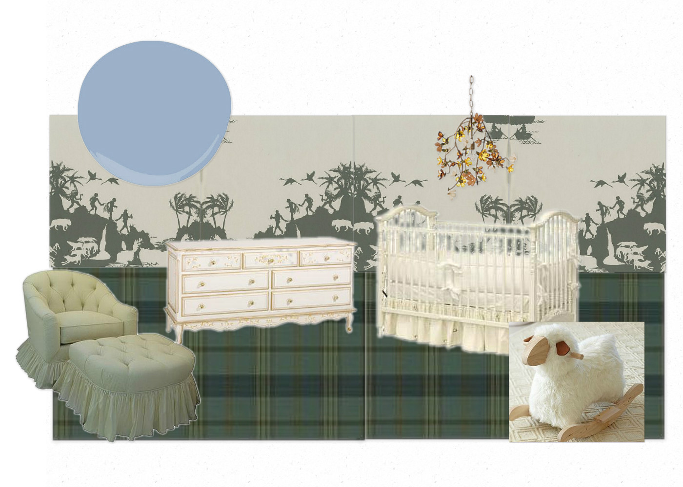 Belclaire House: Moodboard Monday: Baby Boy's Peter Pan Nursery