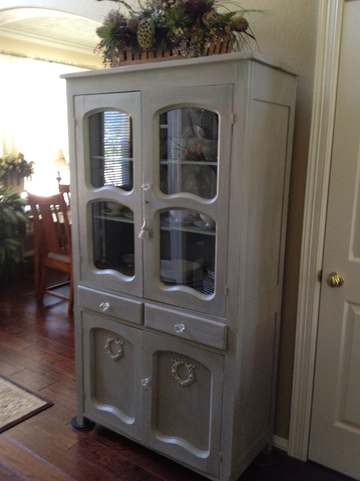 Organize Conquer Clutter Beautify Your Home The Old Antique Hutch Makeover