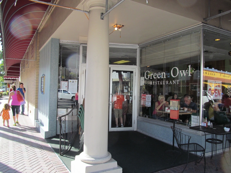 Watch Me Eat Green Owl Restaurant in Delray Beach, FL