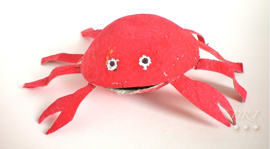 Animales con Cartón de Frutas Cardboard Fruit Animals Handbox Craft