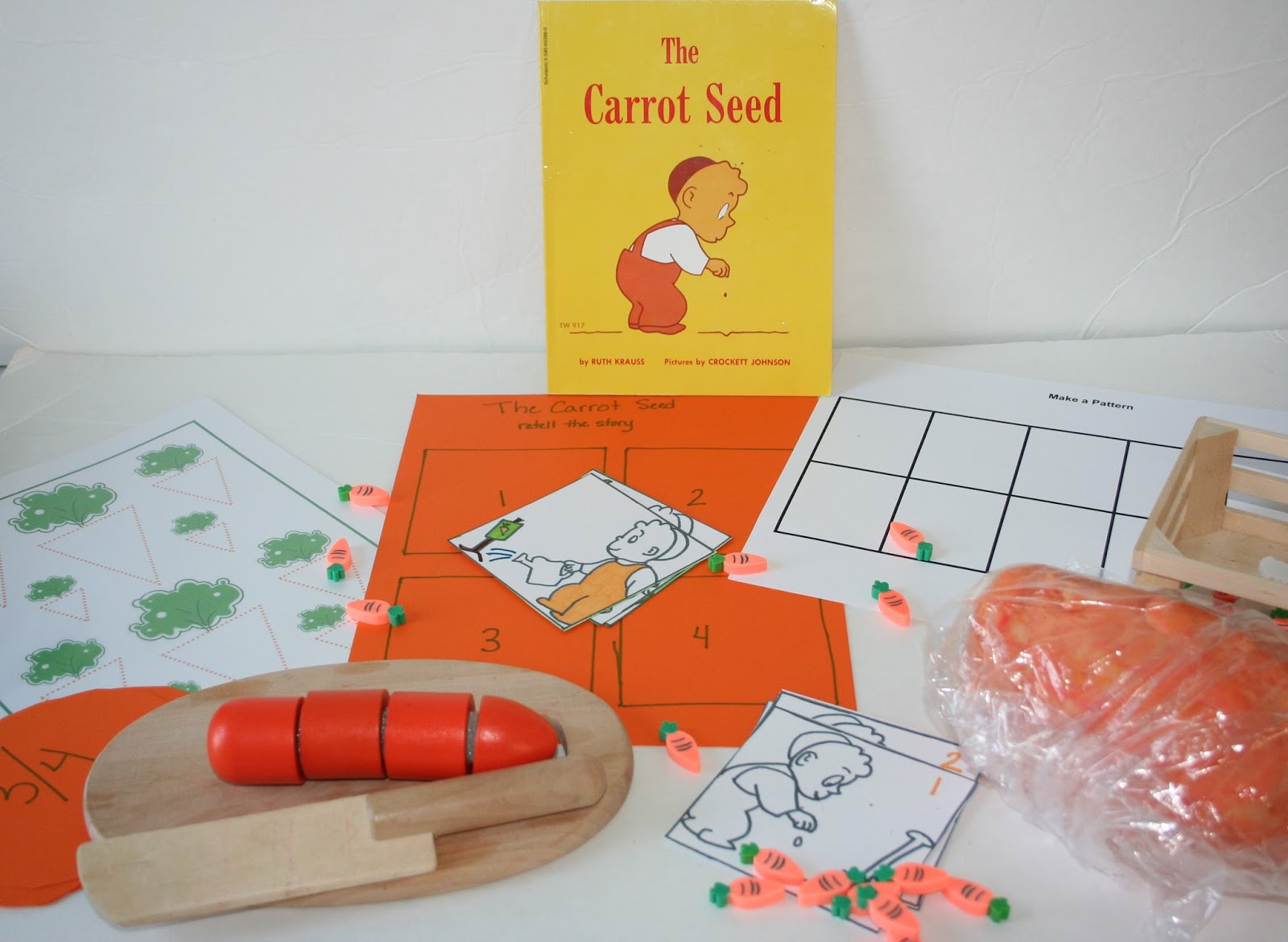 Our Country Road Montessori Inspired Activities for The Carrot Seed by