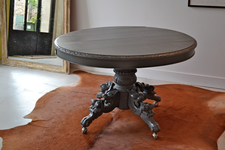 past present ancienne table ronde et pied sculpt 233 past present ancienne table ronde et pied sculpt 233