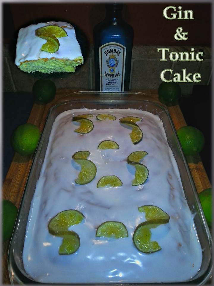 "D's" Corner Gin & Tonic Cake