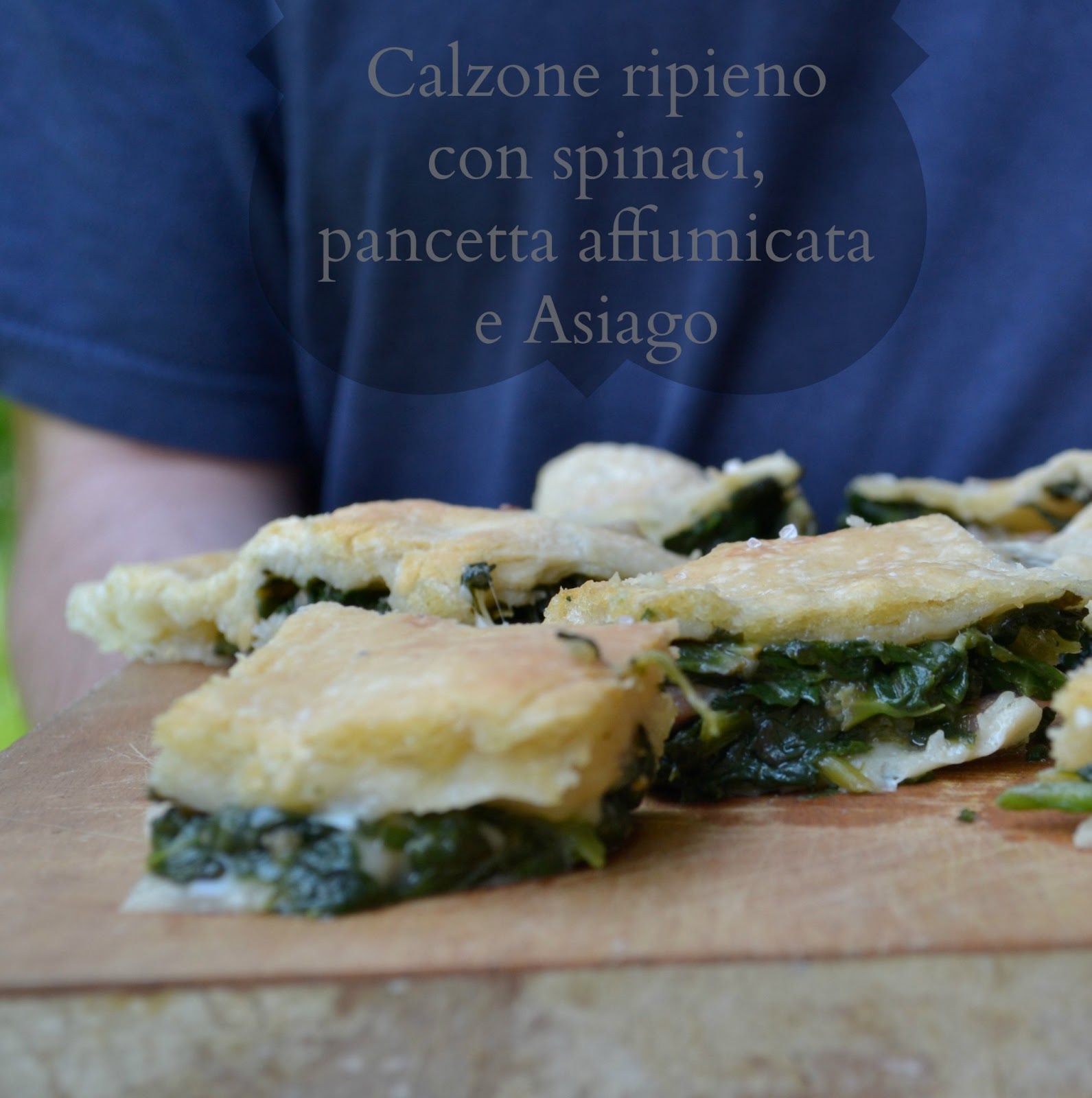 Cucina di Barbara food blog blog di cucina ricette Ricetta Calzone ripieno con spinaci
