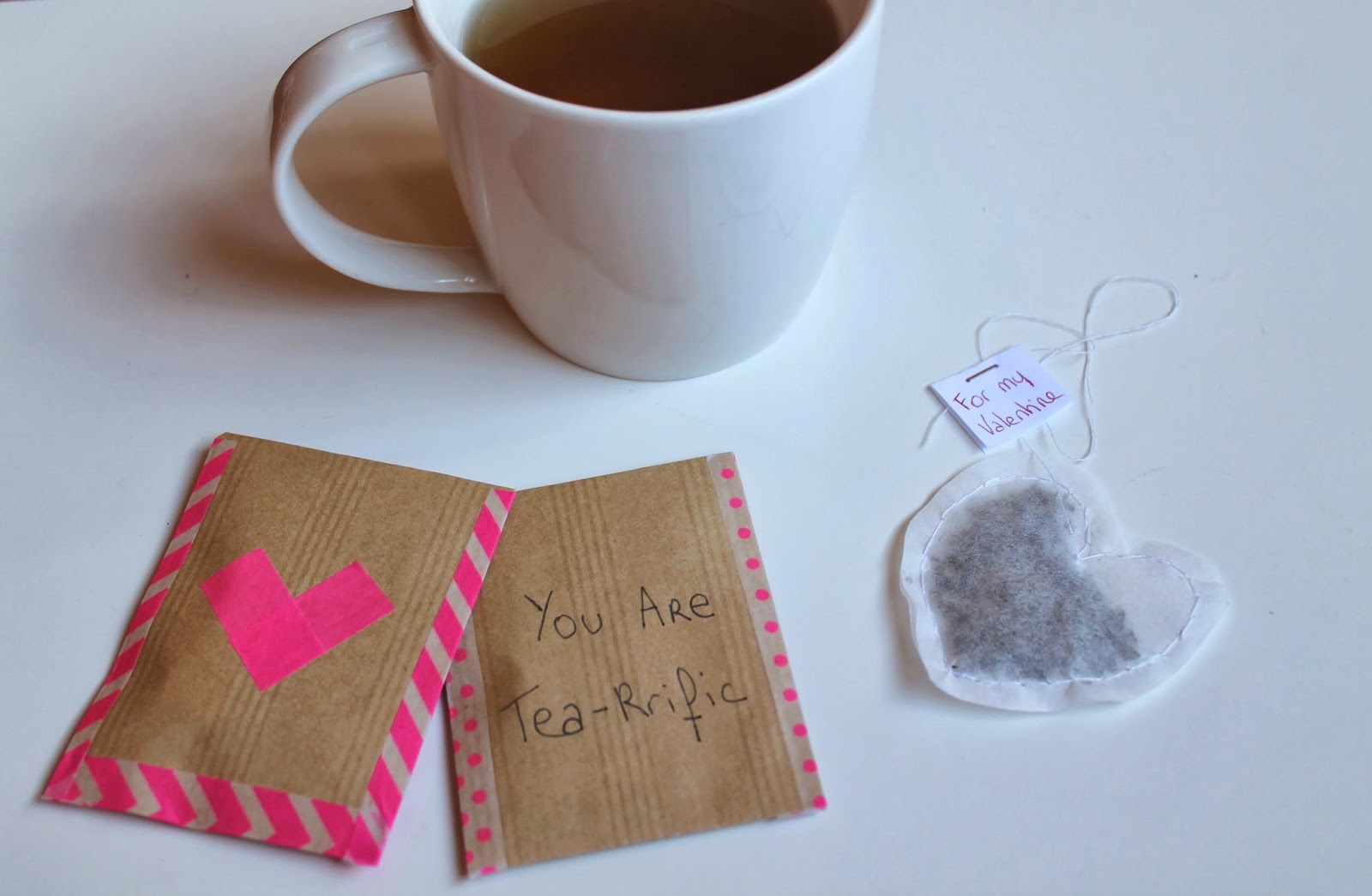 DIY Les sachets de thé pour la Saint Valentin Le bazar d'Alison