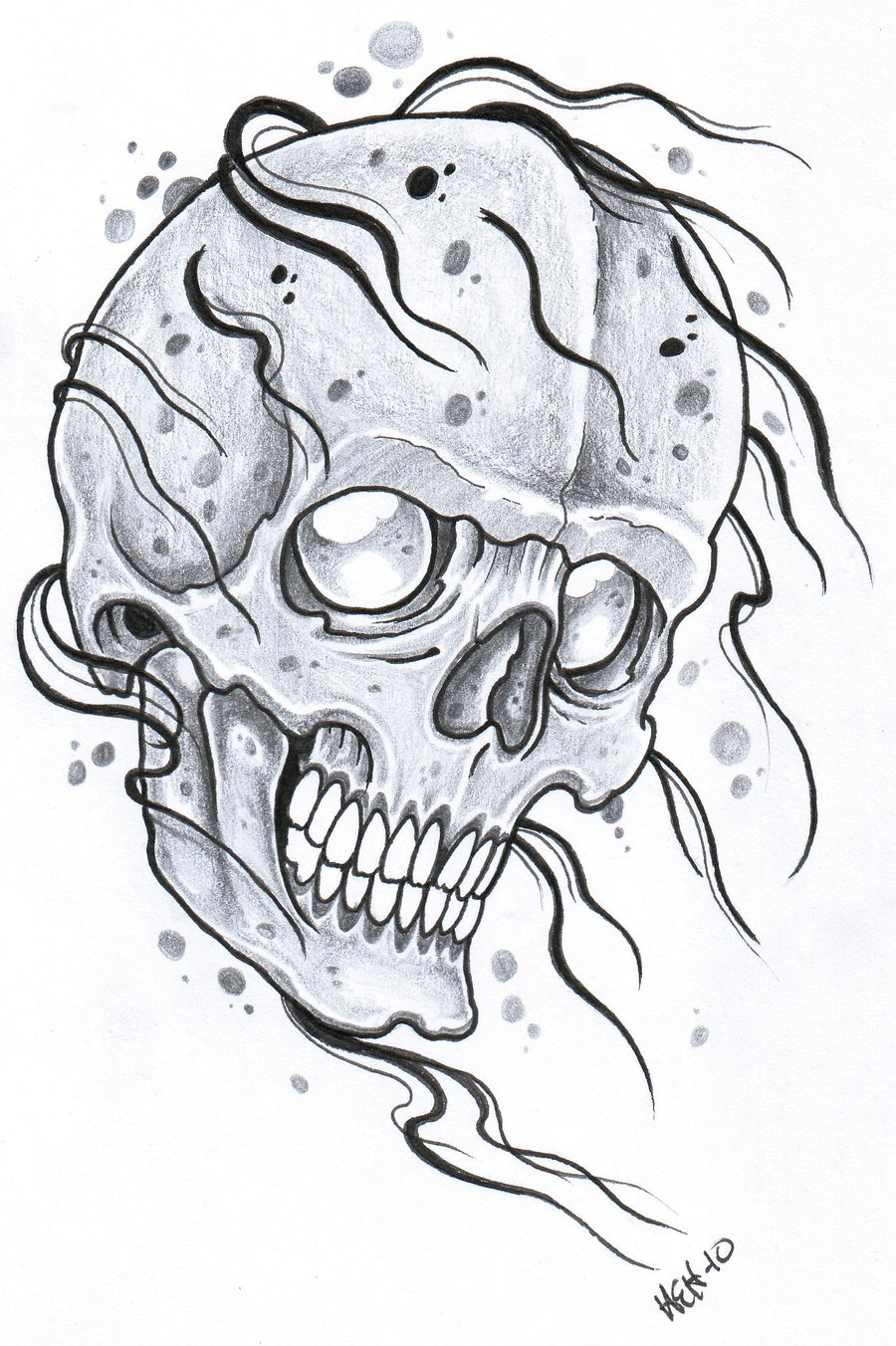 afrenchieforyourthoughts: skulls tattoos drawings