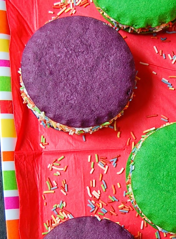 Galletas Rellenas Y Vivan Los Colorines!!!