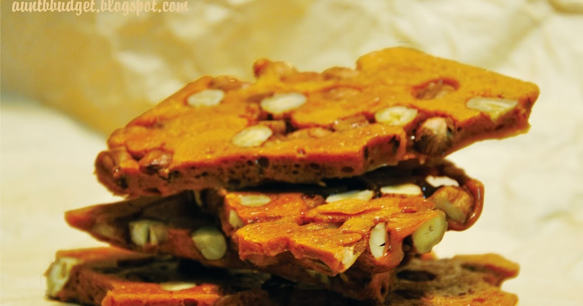 Aunt B on a Budget Hazelnut Brittle