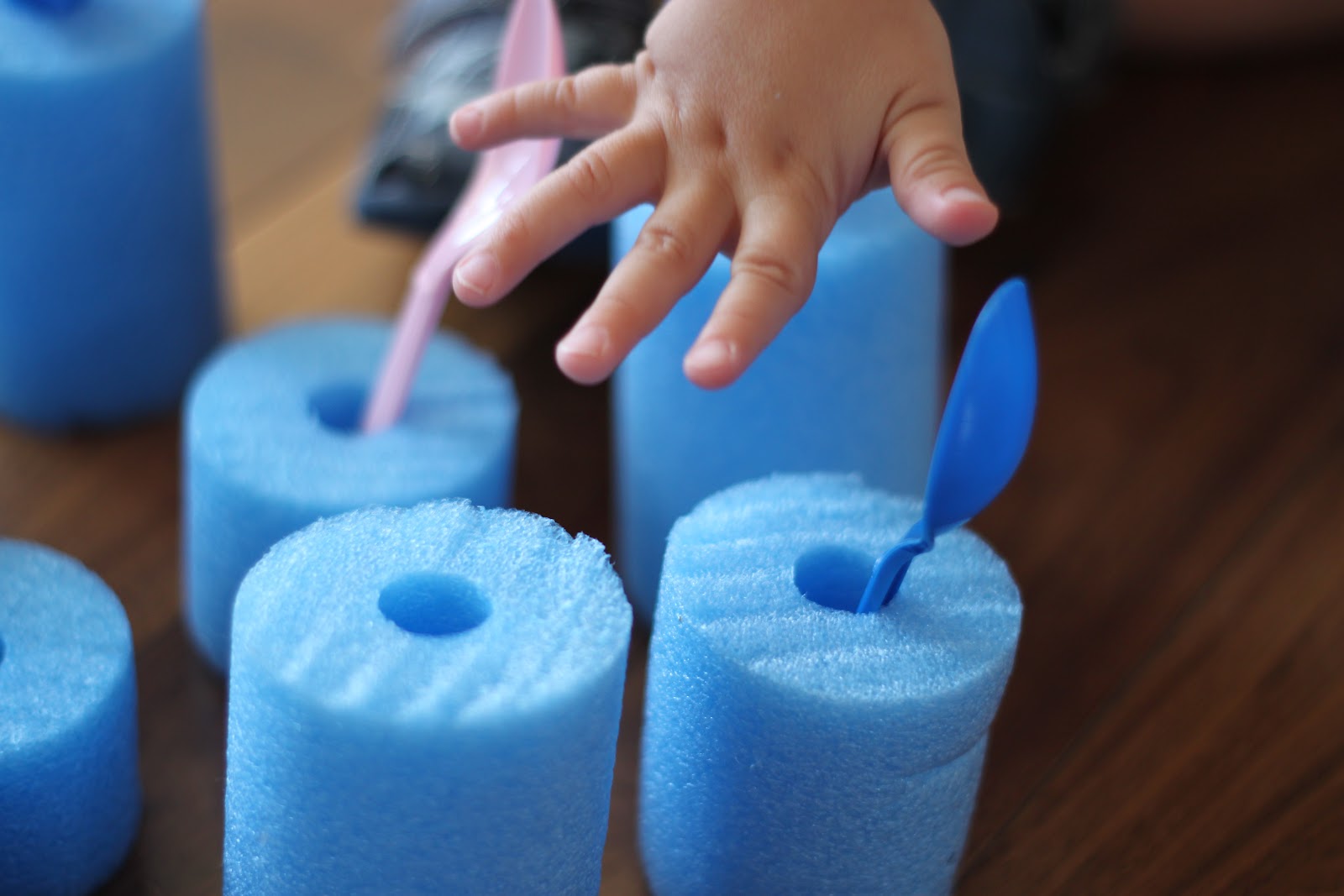 Playing House Fun with a Pool Noodle