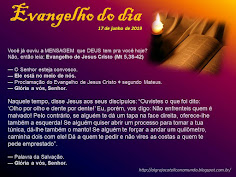 EVANGELHO DO DIA - JUNHO 2019