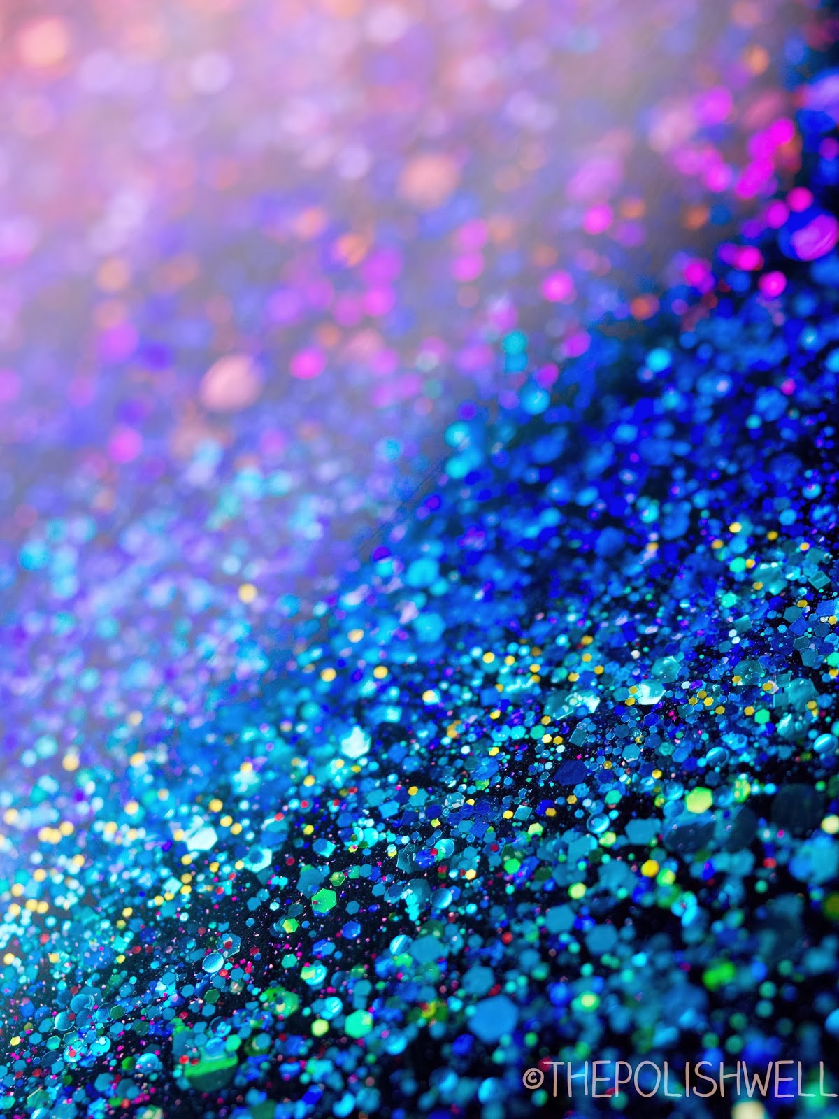 The Polish Well DIY Glitter Phone Cover