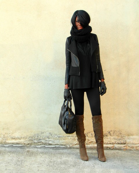 cuissardes zara cuir