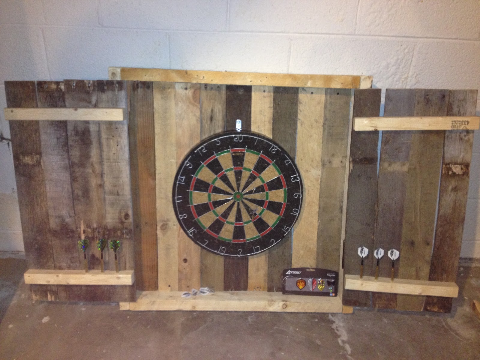 Upcycling Creations Turning Trash Into Treasure Pallet Dart Cabinet