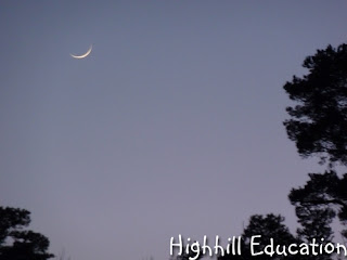 Highhill Homeschool: Astronomy for Kids - Week 2 - Phases of the Moon