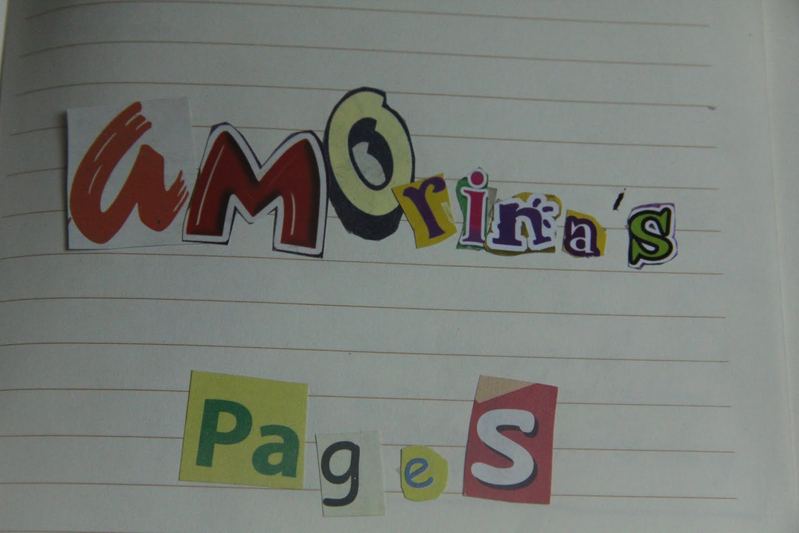 Amorina's Pages