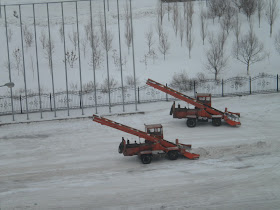Clearing Snow in Astana