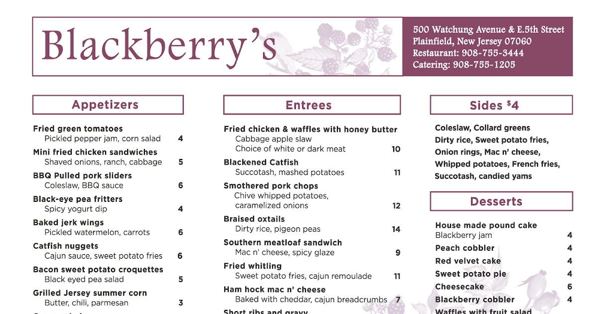 Usen Gandara Art/Design Blackberry's Menu and Logo. New Jersey