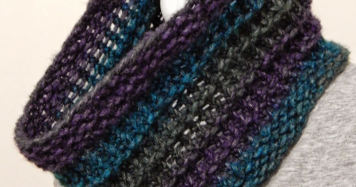 Jovial Knits: Loom Knit Cowl: Ridgeway Cowl