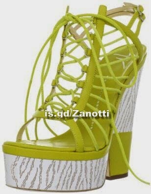 Giuseppe Zanotti Women's E20274 Platform Sandal,Verde Lime