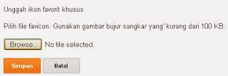 Cara Mudah Mengganti Favicon di Blog