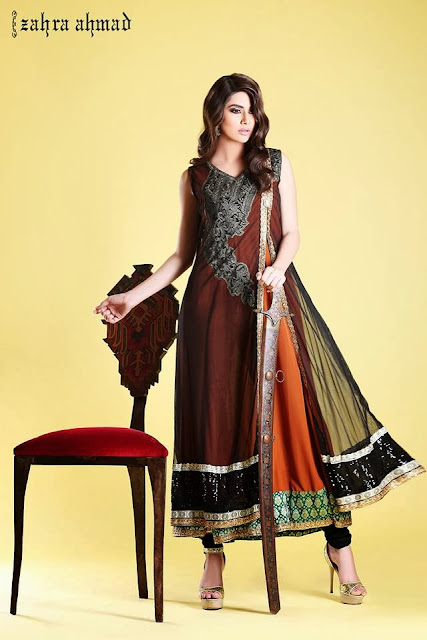 Zahra Ahmad Fancy Winter Party Outfits 2013-2014 For Girls By Fashion She9 Zahra Ahmad Fancy Winter Party Outfits 2013-2014 For Girls By Fashion She9