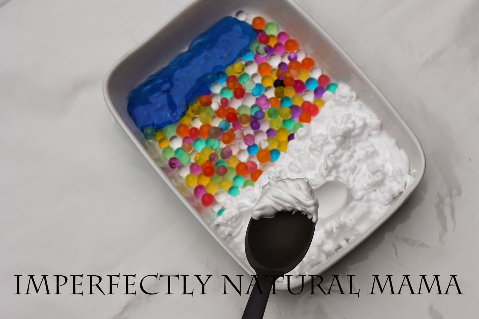 Hello! Fun Things to do with Toddlers Water beads, hair gel and