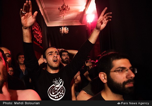 Mourning of Son of Ali (Hussein a.s) in Iran, now a days continues... as its starts from 1st of Muharram and will end after 40 days. During these days many Iranian Muslims take out processions on road to mourn on the tragedy of Karbala. Mourning of Son of Ali (Hussein a.s) in Iran, now a days continues... as its starts from 1st of Muharram and will end after 40 days. During these days many Iranian Muslims take out processions on road to mourn on the tragedy of Karbala.