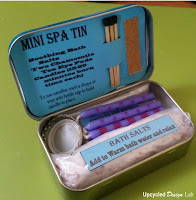 http://www.upcycleddesignlab.com/2015/11/upcycled-mini-spa-altoid-gift-tins-party-favors.html