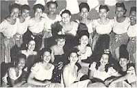 membros da banda de jazz International Sweethearts of Rhythm, no início da carreira