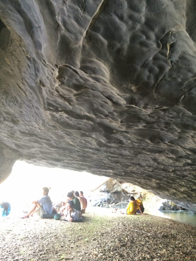 trekking Swallow cave 1