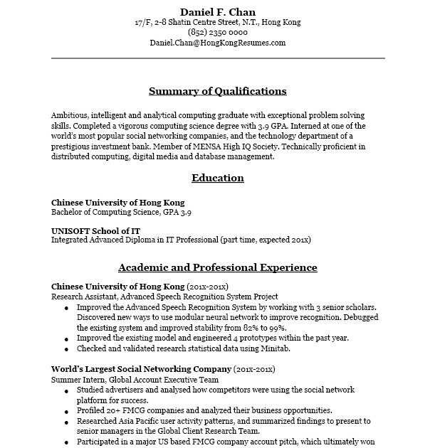 Graduate resume writing service