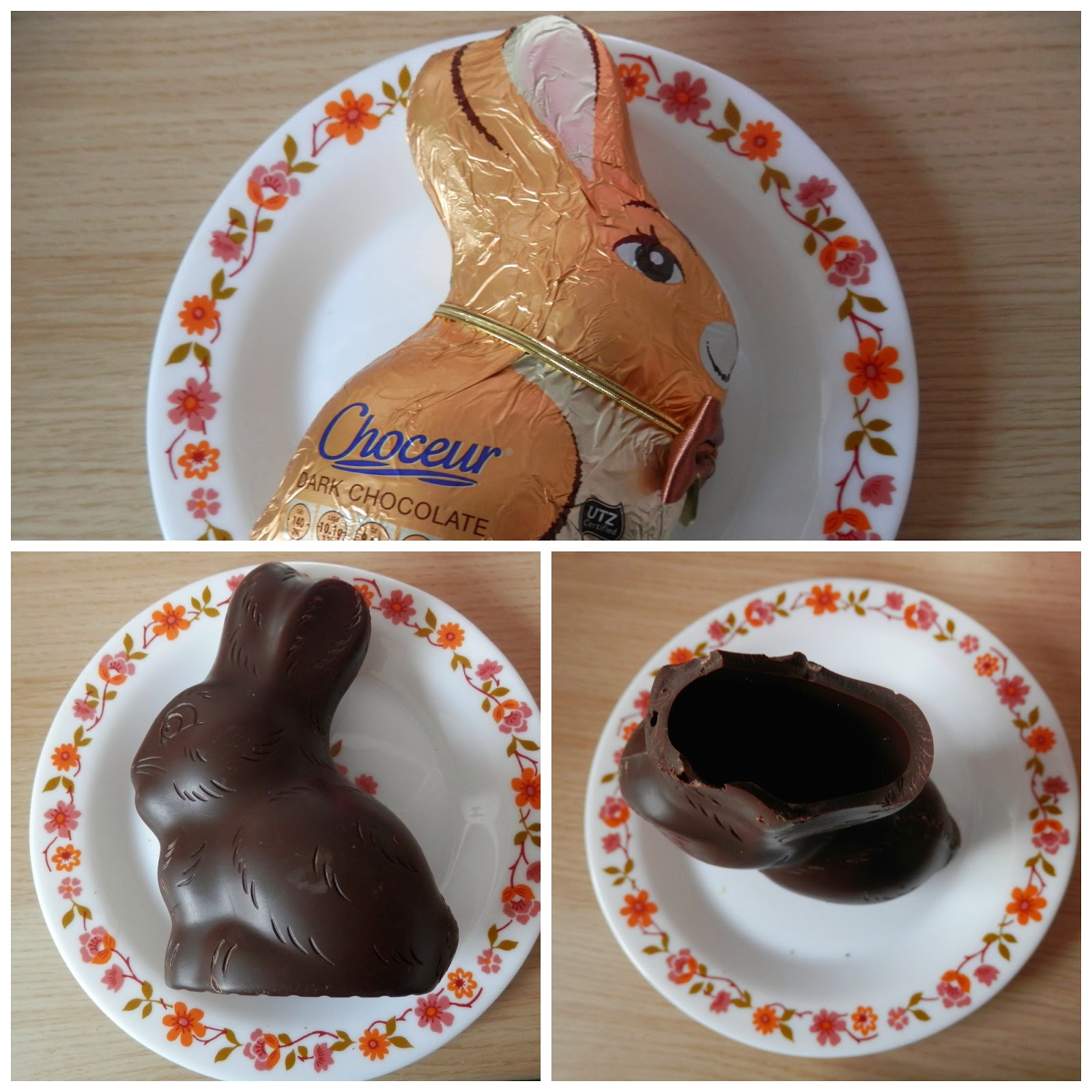 Second Hand Susie Vegan Junk Food, Aldi Choceur Dark Chocolate Easter Bunny.