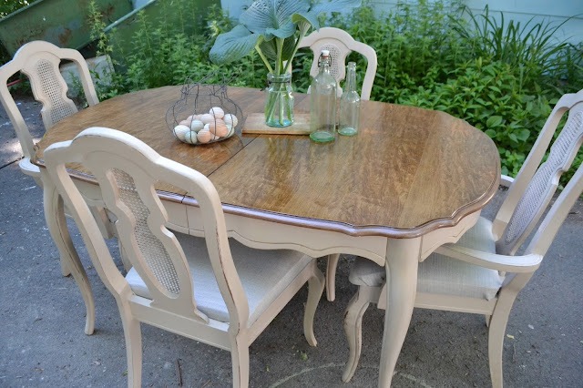 Heir and Space: A French Provincial Style Dining Set