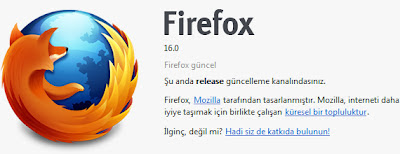 Firefox 16 (Türkce)