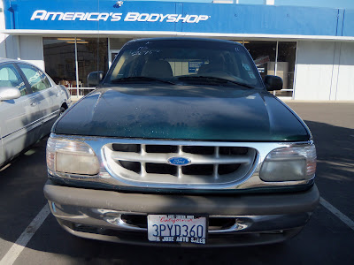 Almost Everything Autobody 1996 Ford Explorer with peeling paint