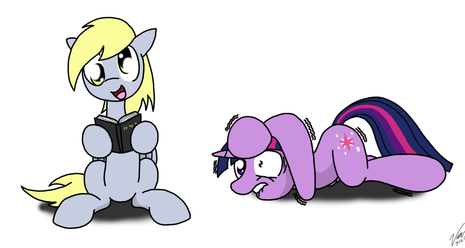 Derpy Discussion 34407+-+artist+the-chaos-theory+book+derpy_hooves+scared+twilight_sparkle