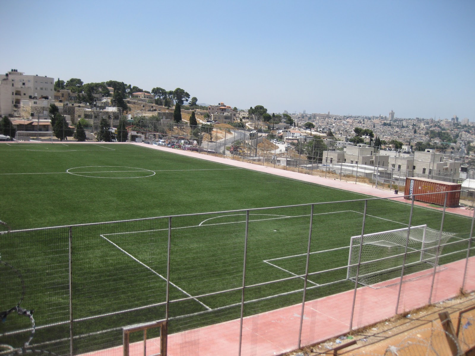WalkInJerusalem Olympics viewed from Jerusalem